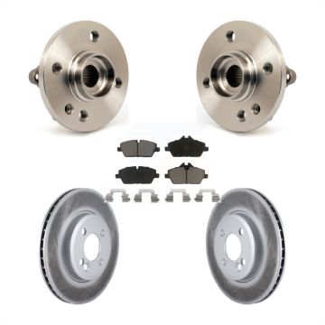 Front Hub Bearing Assembly Coated Disc Brake Rotors And Ceramic Pads Kit For Mini Cooper KBB-121535