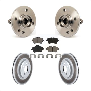 Front Hub Bearing Assembly Coated Disc Brake Rotors And Ceramic Pads Kit For Mini Cooper KBB-121536