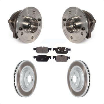 Front Hub Bearing Assembly Coated Disc Brake Rotor Pad Kit For 2017 Mercedes-Benz GLS350d KBB-121790