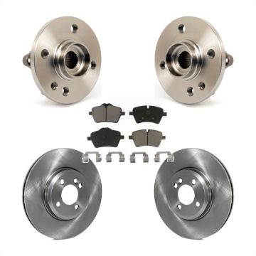Front Hub Bearing Assembly Disc Brake Rotors And Ceramic Pads Kit For Mini Cooper KBB-121898