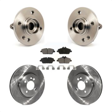 Front Hub Bearing Assembly Disc Brake Rotors And Ceramic Pads Kit For Mini Cooper KBB-121899
