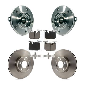 Front Hub Bearing Brake Rotor Pads Kit For BMW 328i xDrive 320i 228i 435i Gran Coupe 340i KBB-121911