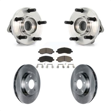 Front Hub Bearing Disc Brake Rotor Pad Kit For Chrysler 200 Dodge Avenger Sebring Caliber KBB-122014