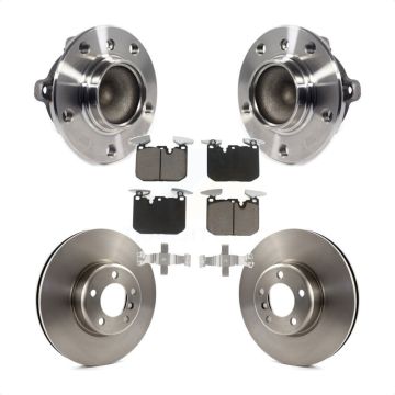 Front Hub Bearing Brake Rotor Pads Kit For BMW 335i 328i 228i 435i M240i 230i 340i 440i 3 KBB-122086