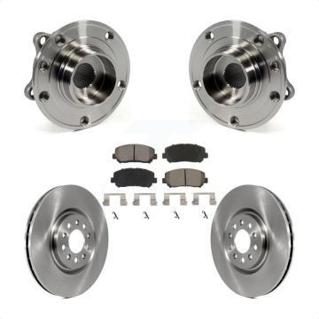 Front Hub Bearing Brake Rotor & Pads Kit For Chrysler 200 With 330mm Diameter KBB-122093