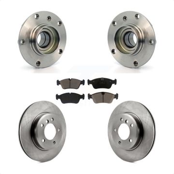 Front Hub Bearing Brake Rotor Pad Kit For BMW Z4 325i 325Ci 320i Z3 328i 323i 323Ci 328Ci KBB-122096