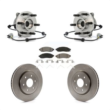 Front Hub Bearing Disc Brake Rotor & Pad Kit For Nissan Frontier Pathfinder Xterra Suzuki KBB-122100