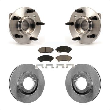 Front Hub Bearing Brake Rotor Pad Kit For Pontiac Montana Buick Century Chevrolet Venture KBB-122123
