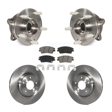 Front Hub Bearing Assembly Disc Brake Rotors And Pads Kit For Hyundai Tucson Kia Sportage KBB-122176