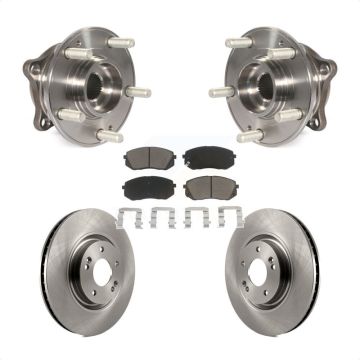Front Hub Bearing Assembly Disc Brake Rotor Pad Kit For Hyundai Tucson Sonata Kia Cadenza KBB-122178