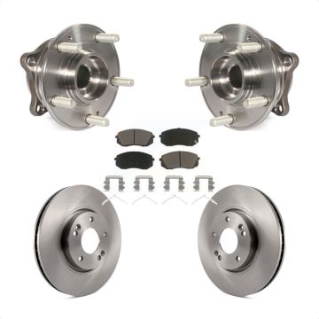 Front Hub Bearing Brake Rotor Pad Kit For Hyundai Sonata FULL HYBRID EV-GAS (FHEV) engine KBB-122181