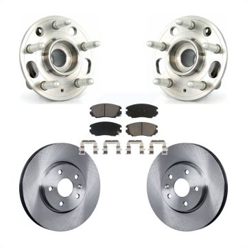Front Hub Bearing Disc Brake Rotor Pad Kit For Chevrolet Equinox GMC Terrain Buick Impala KBB-122222