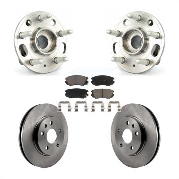 Front Hub Bearing Brake Rotor & Pad Kit For Chevrolet Buick Malibu Regal LaCrosse Limited KBB-122223