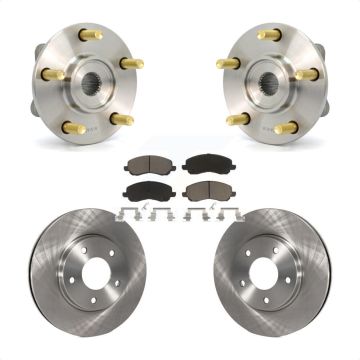 Front Hub Bearing Disc Brake Rotor Pad Kit For Chrysler Sebring Mitsubishi Eclipse Galant KBB-122280