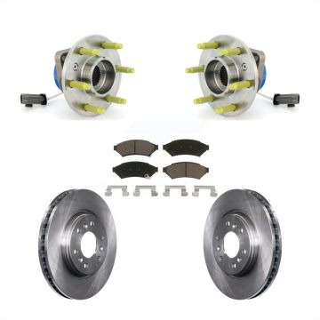 Front Hub Bearing Brake Rotor Pad Kit For Pontiac Montana Chevrolet Uplander Buick Saturn KBB-122286