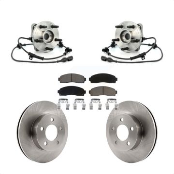 Front Hub Bearing Brake Rotor Pad Kit For Ford Ranger 4WD With 286mm Diameter KBB-122299