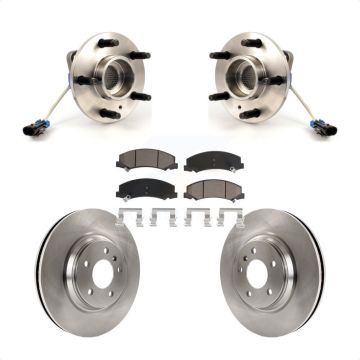 Front Hub Bearing Brake Rotor Pads Kit For Buick Lucerne Chevrolet Impala LaCrosse Allure KBB-122302