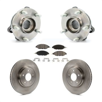 Front Hub Bearing Brake Rotor And Pad Kit For Nissan Pathfinder Murano INFINITI QX60 JX35 KBB-122326