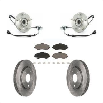 Front Hub Bearing Brake Rotor And Pad Kit For Dodge Grand Caravan Chrysler Town & Country KBB-122331