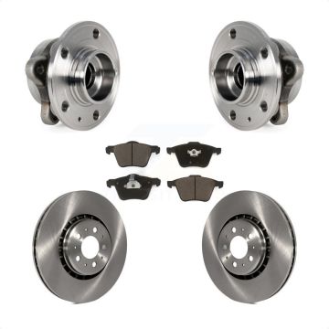 Front Hub Bearing Disc Brake Rotor Pad Kit For Volvo XC90 With 336mm Diameter KBB-122340