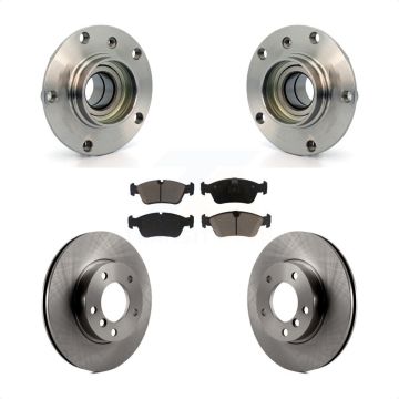 Front Hub Bearing Brake Rotor Pads Kit For BMW Z3 Z4 320i 328i 323i 318i 325i 323Ci 328is KBB-122342