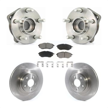 Front Hub Bearing Brake Rotor & Pad Kit For Subaru Legacy With 292mm Diameter KBB-122382