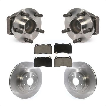 Front Hub Bearing Assembly Brake Rotor & Pad Kit For 2019 Toyota 86 Without Brembo Brakes KBB-122383