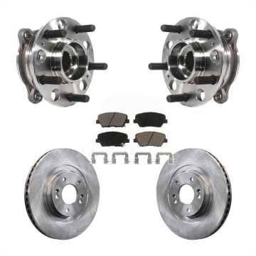 Front Hub Bearing Assembly Brake Rotor And Pad Kit For Kia Sorento Hyundai Santa Fe Sport KBB-122387