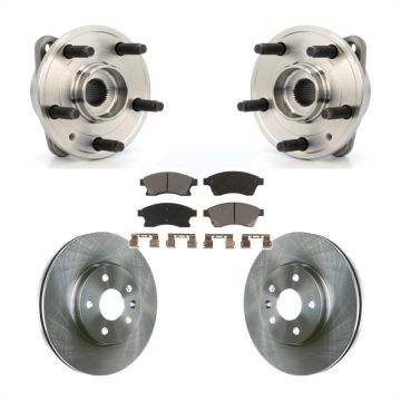 Front Hub Bearing Assembly Disc Brake Rotors And Pads Kit For Chevrolet Cruze Limited KBB-122403