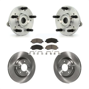 Front Hub Bearing Assembly Disc Brake Rotors And Pads Kit For Mitsubishi Eclipse Galant KBB-122423