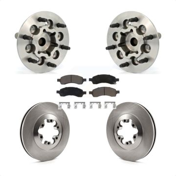 Front Hub Bearing Assembly Disc Brake Rotor And Pad Kit For Chevrolet Colorado GMC Canyon KBB-122434
