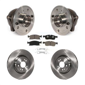 Front Hub Bearing Disc Brake Rotor & Pad Kit For Mercedes-Benz ML350 GLE350 ML250 GLE300d KBB-122449