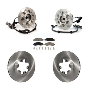 Front Hub Bearing Brake Rotor Pad Kit For Chevrolet Colorado GMC Canyon Isuzu i-280 i-290 KBB-122515