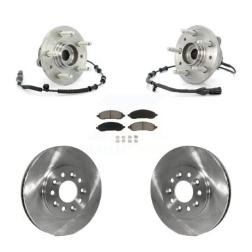 Front Hub Bearing Disc Brake Rotor & Pad Kit For 2004-2007 Ford Freestar Mercury Monterey KBB-122527