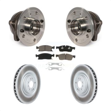 Front Hub Bearing Coated Brake Rotor & Pad Kit For Mercedes-Benz ML350 GL350 GLS450 ML400 KBB-122721