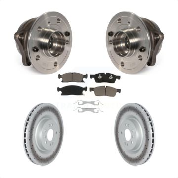 Front Hub Bearing Coated Brake Rotor Pads Kit For Mercedes-Benz ML350 GLE350 GLE400 ML400 KBB-122722
