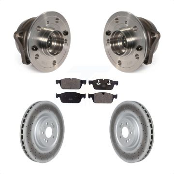Front Hub Bearing Assembly Coated Brake Rotor And Pad Kit For Mercedes-Benz ML550 GLE550e KBB-122758