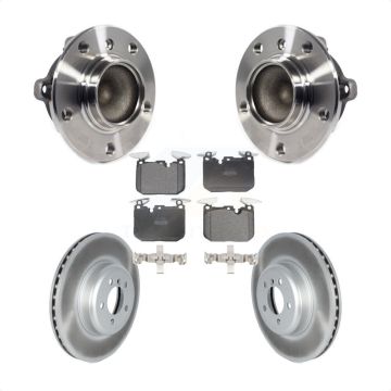 Front Hub Bearing Coat Brake Rotor Pad Kit For BMW 335i 435i M240i 340i 440i ActiveHybrid KBB-122766
