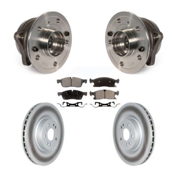 Front Hub Bearing Coated Brake Rotor Pads Kit For Mercedes-Benz ML350 GLE350 GLE400 ML400 KBB-122822