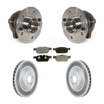 Front Hub Bearing Assembly Coated Brake Rotor And Pad Kit For Mercedes-Benz ML550 GLE550e KBB-122826
