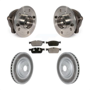 Front Hub Bearing Assembly Coated Brake Rotor And Pad Kit For Mercedes-Benz ML550 GLE550e KBB-122827
