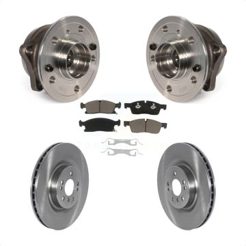 Front Hub Bearing Brake Rotor & Pad Kit For Mercedes-Benz ML350 GLE350 GLE400 ML400 ML250 KBB-122853