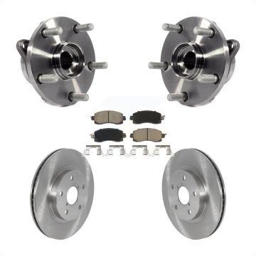 Front Hub Bearing Brake Rotor Pad Kit For Subaru Forester With 294mm Diameter KBB-122855