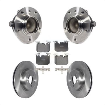 Front Hub Bearing Brake Rotor & Pads Kit For BMW 335i 435i M240i 340i 440i ActiveHybrid 3 KBB-122866