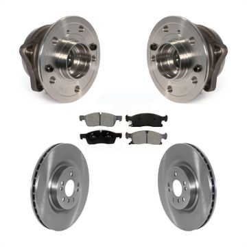 Front Hub Bearing Brake Rotor & Pad Kit For Mercedes-Benz ML350 GLE350 GLE400 ML400 ML250 KBB-122877