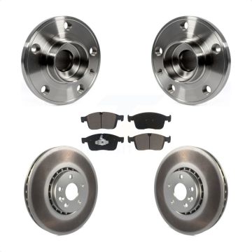Front Hub Bearing Coat Brake Rotor Pad Kit For Volvo XC60 With 328mm Diameter KBB-125879