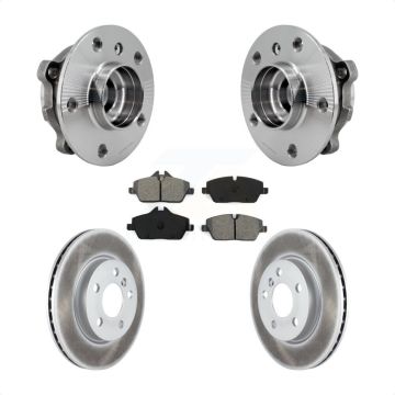 Front Hub Bearing Assembly Coated Disc Brake Rotors And Pads Kit For Mini Cooper KBB-126142