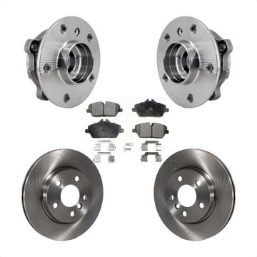 Front Hub Bearing Assembly Disc Brake Rotors And Ceramic Pads Kit For Mini Cooper KBB-126476