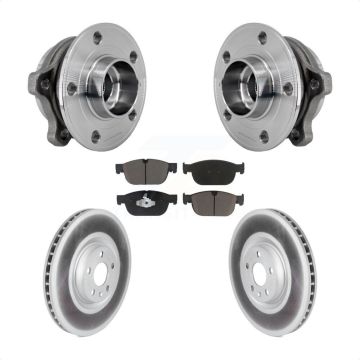 Front Hub Bearing Coat Brake Rotor Pads Kit For Volvo XC60 XC90 S60 XC40 Recharge V90 V60 KBB-127236