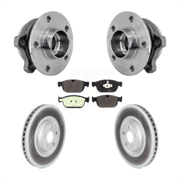 Front Hub Bearing Coat Brake Rotor Pads Kit For Volvo XC60 XC90 S60 XC40 Recharge V90 V60 KBB-127316